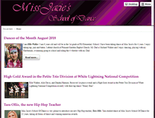 Tablet Screenshot of missjaciesdance.com